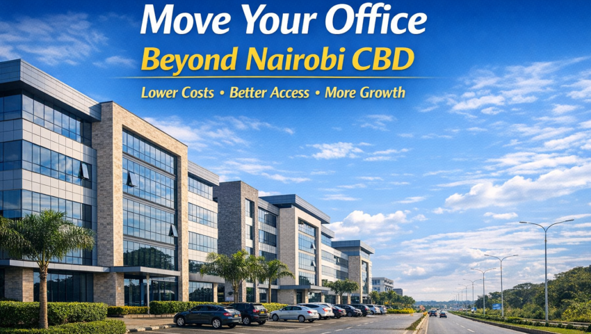 moving office outskirts Nairobi modern office space